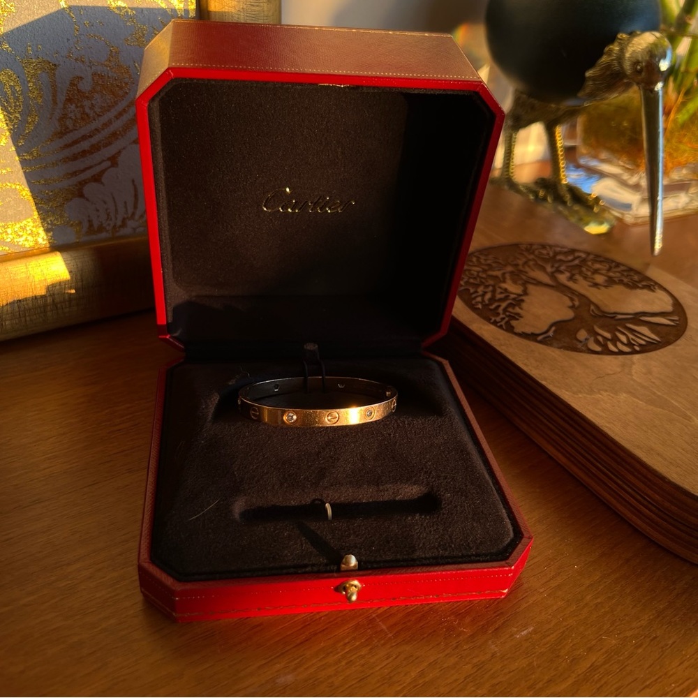 Cartie LOVe 4 diamonds rose gold